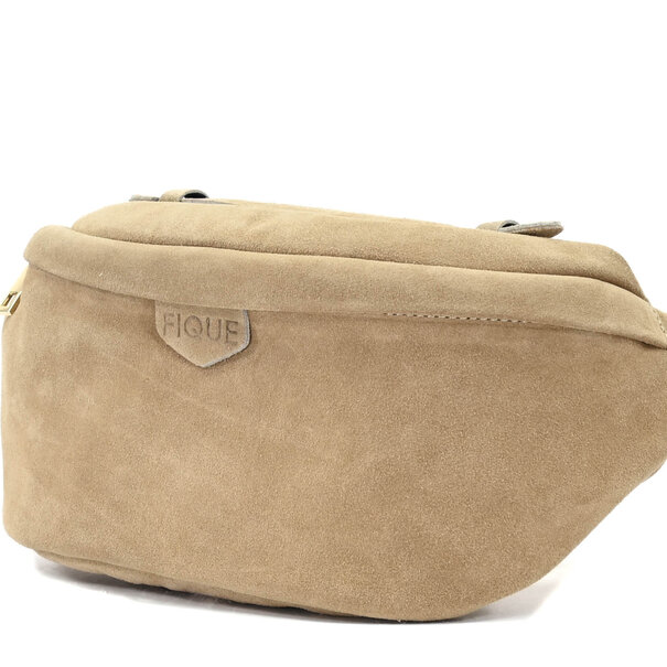 Fique the label CLEO BAG | BEIGE SUEDE