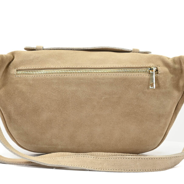 Fique the label CLEO BAG | BEIGE SUEDE