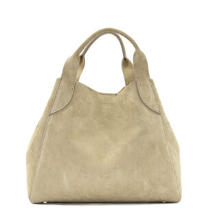 ELIZA BAG | BEIGE SUEDE