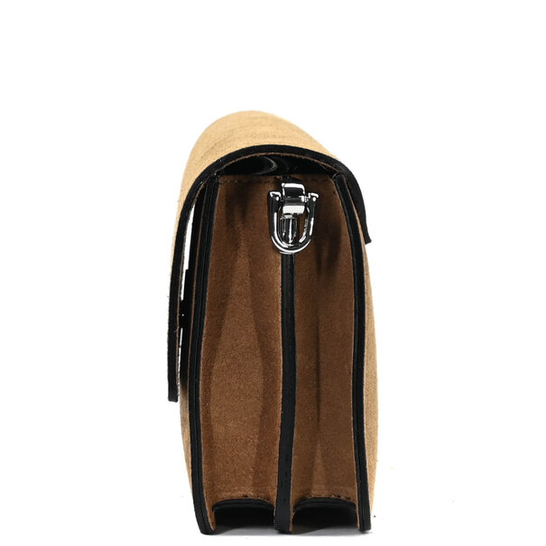 Fique the label ALEX BAG | TAUPE SUEDE