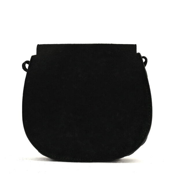 Fique the label ROMY BAG | BLACK SUEDE