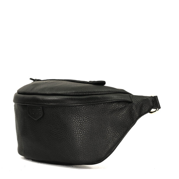 Fique the label CLEO BAG | BLACK LEATHER