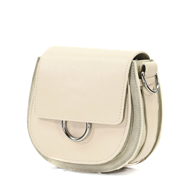 Fique the label ROMY BAG | CREME LEATHER