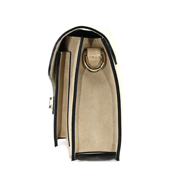 Fique the label BEAU BAG | BEIGE SUEDE
