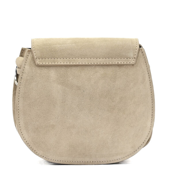 Fique the label ROMY BAG | BEIGE SUEDE