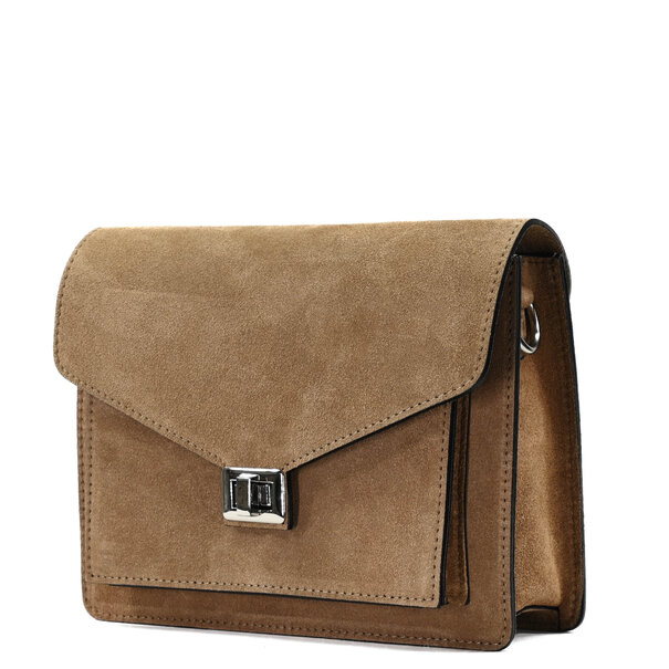 Fique the label BEAU BAG | TAUPE SUEDE