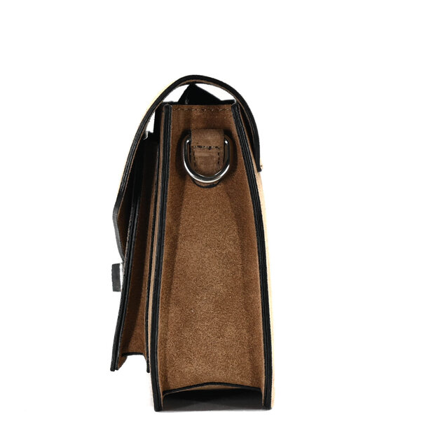 Fique the label BEAU BAG | TAUPE SUEDE