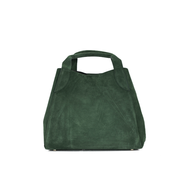 Fique the label ELIZA BAG | ARMY SUEDE