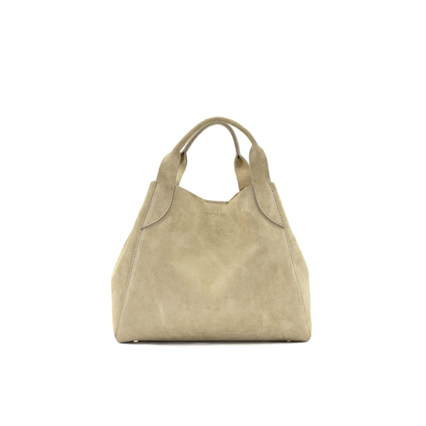 Fique the label ELIZA BAG | BEIGE SUEDE