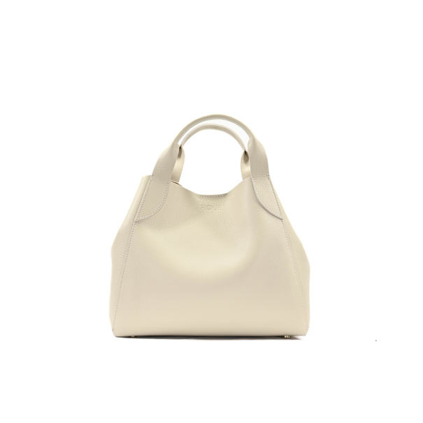 Fique the label ELIZA BAG | CREME LEATHER