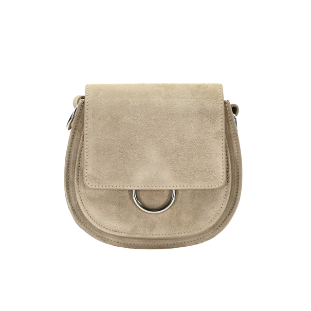 Fique the label ROMY BAG | BEIGE SUEDE