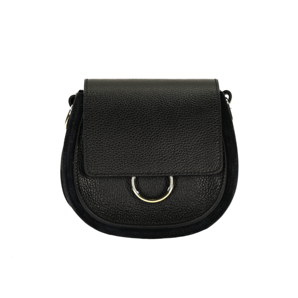 Fique the label ROMY BAG | BLACK LEATHER