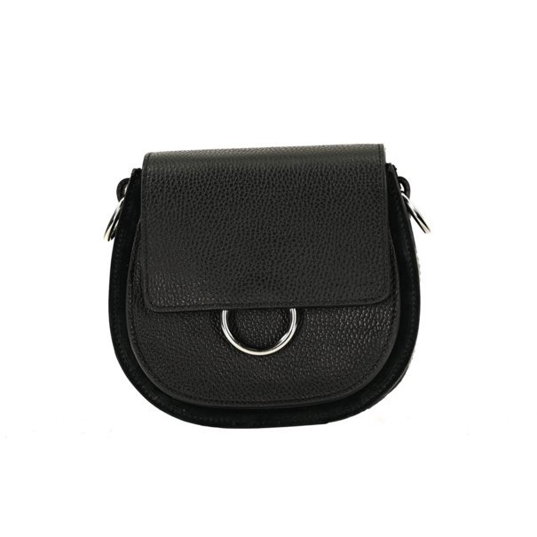 Fique the label ROMY BAG | BLACK LEATHER