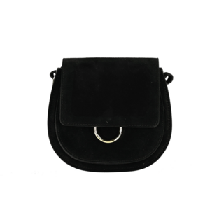 ROMY BAG | BLACK SUEDE