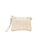 TED CLUTCH | CREME LEATHER