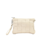 TED CLUTCH | CREME LEATHER