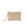TED CLUTCH | BEIGE SUEDE