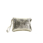 TED CLUTCH | GOLD LEATHER
