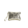 TED CLUTCH | GOLD LEATHER