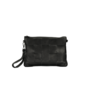 TED CLUTCH | BLACK LEATHER