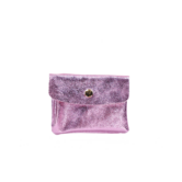 WALLET ROSE | LIGHT PINK METALLIC