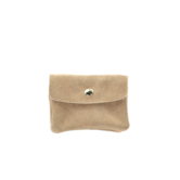 WALLET ROSE | BEIGE SUEDE