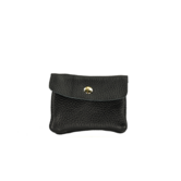 WALLET ROSE | BLACK LEATHER