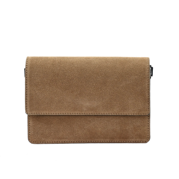 Fique the label ALEX BAG | TAUPE SUEDE