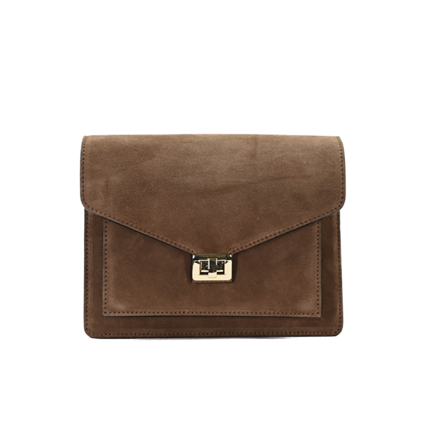Fique the label BEAU BAG | TAUPE SUEDE
