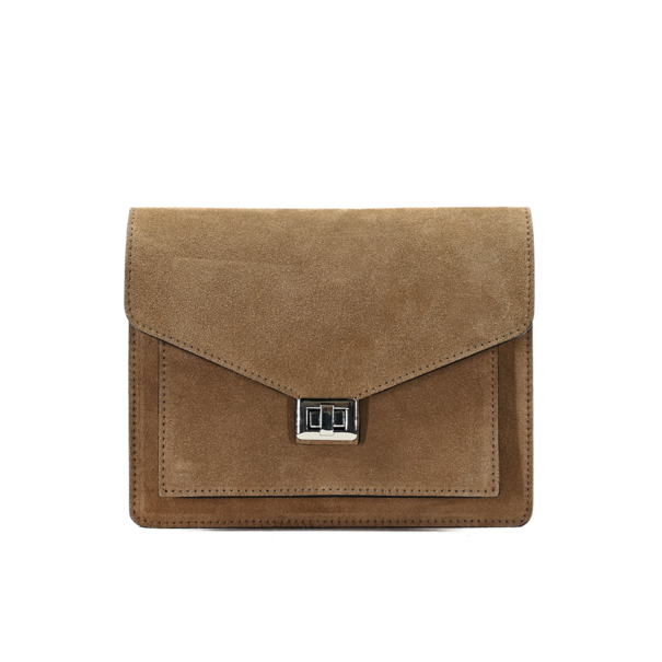 Fique the label BEAU BAG | TAUPE SUEDE