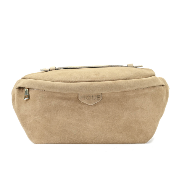 Fique the label CLEO BAG | BEIGE SUEDE