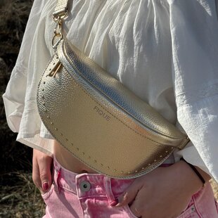 TESS BAG | GOLD LEATHER