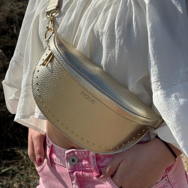 TESS BAG | GOLD LEATHER