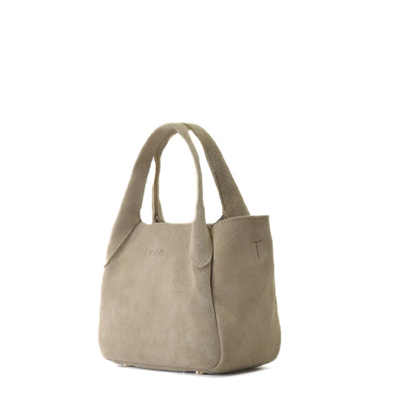 JULIA BAG | BEIGE SUEDE