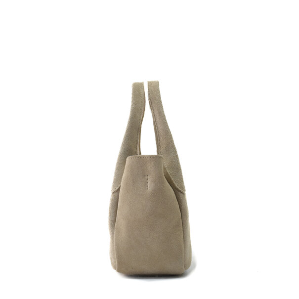 JULIA BAG | BEIGE SUEDE