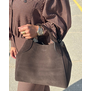 ELIZA BAG | DARK BROWN SUEDE