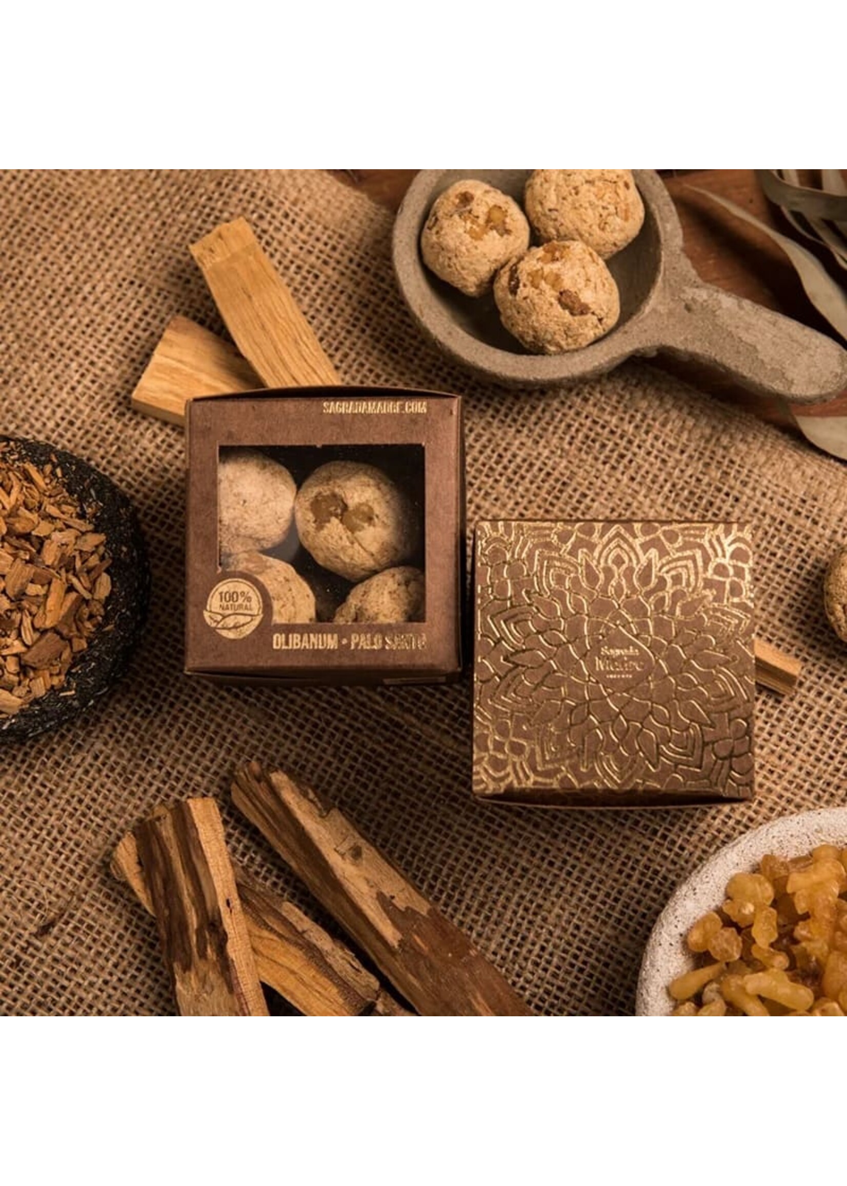 Sagrada Madre Premium Smudge Bombs Olibanum & Palo Santo