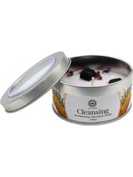 Green Tree edelsteenkaars Cleansing Sandalwood
