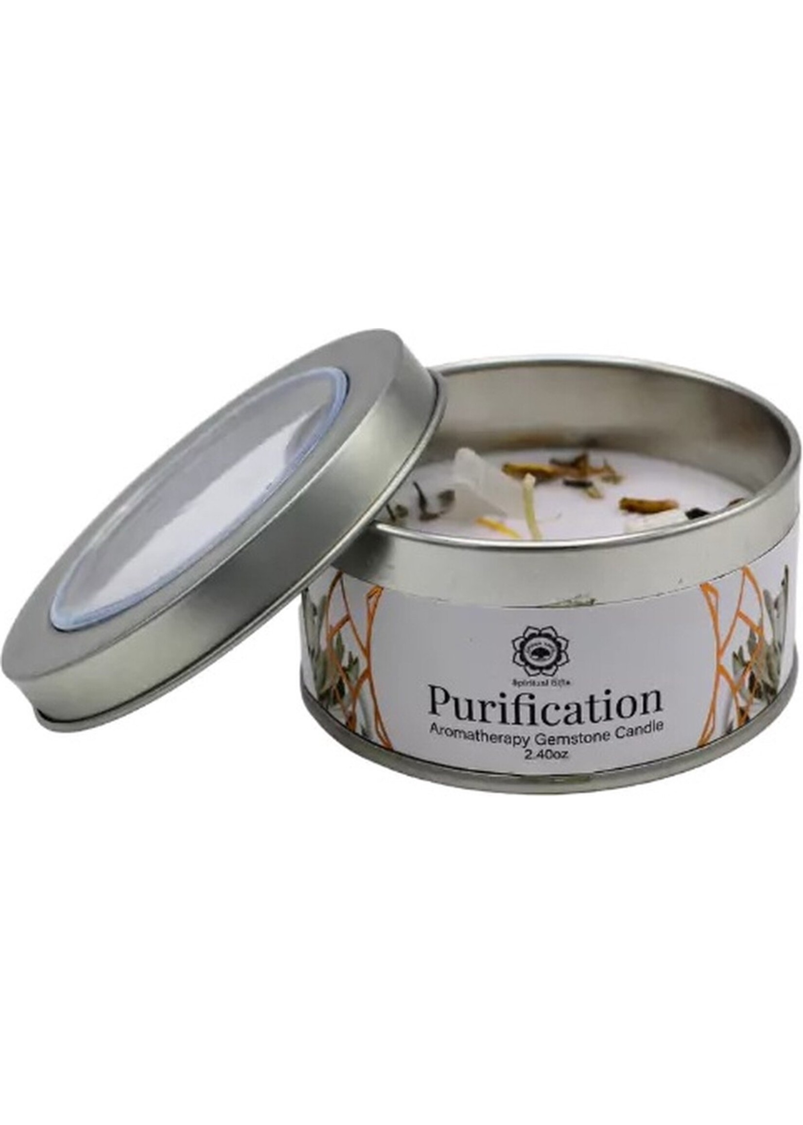 Green Tree edelsteen kaars Purification White Sage