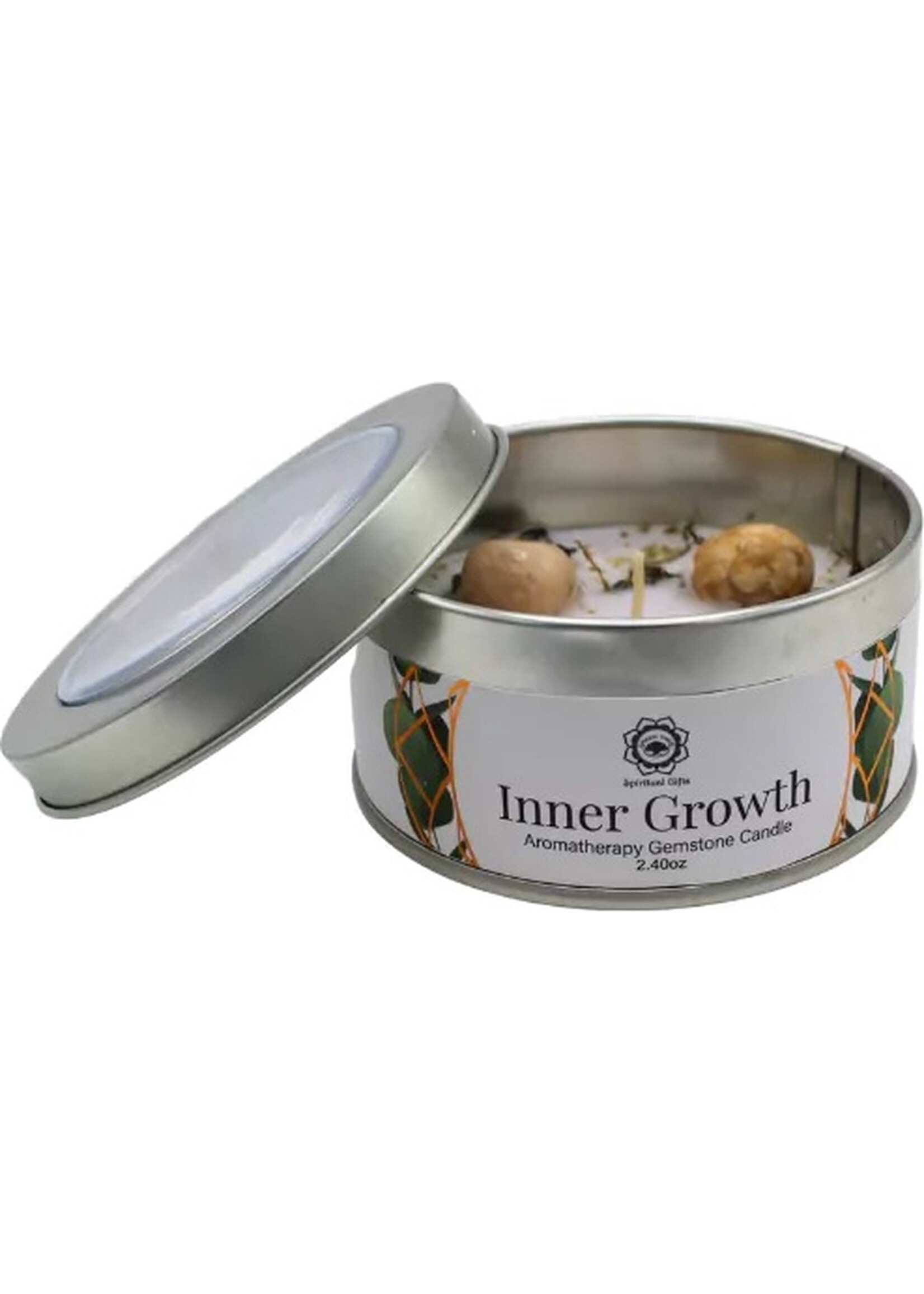 Green Tree edelsteenkaars Inner Growth Mint