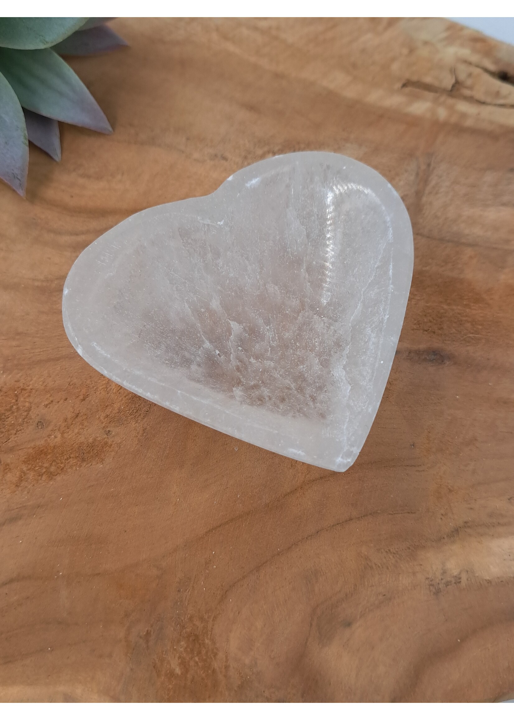 Seleniet oplaadschaal hart 7 cm