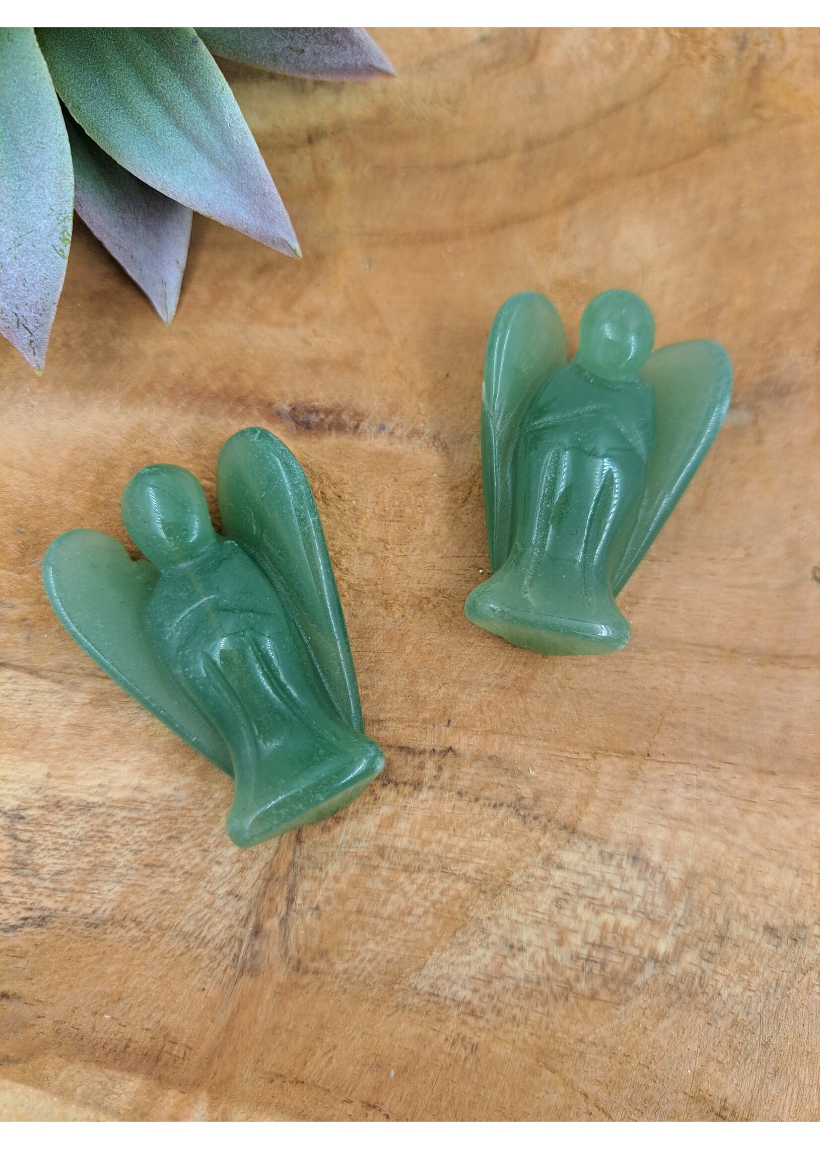 Groene aventurijn engel