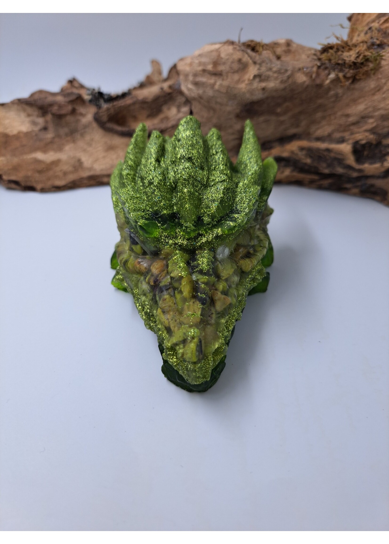 Handgemaakt Orgonite Drakenskull Atlantisiet