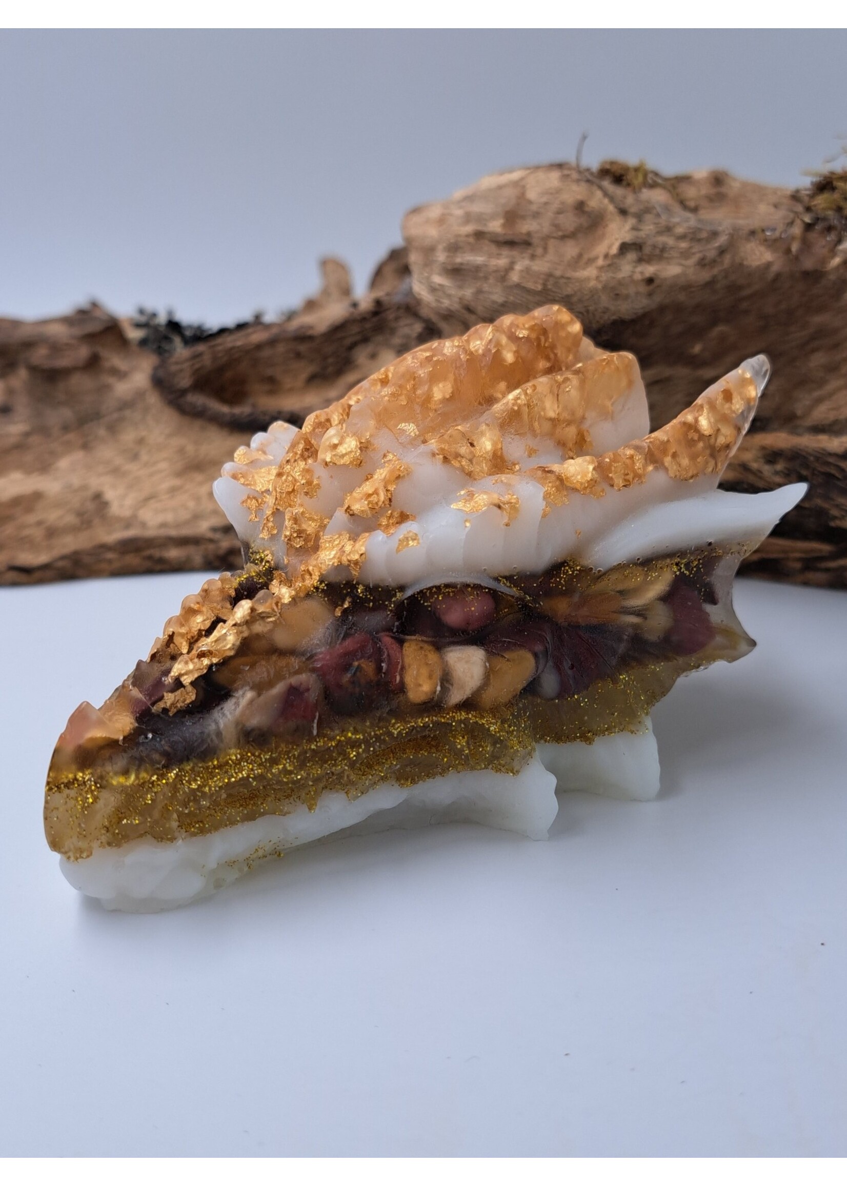 Orgonite Drakenskull Mookaiet