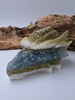 Handgemaakt Orgonite Drakenskull  Aquamarijn