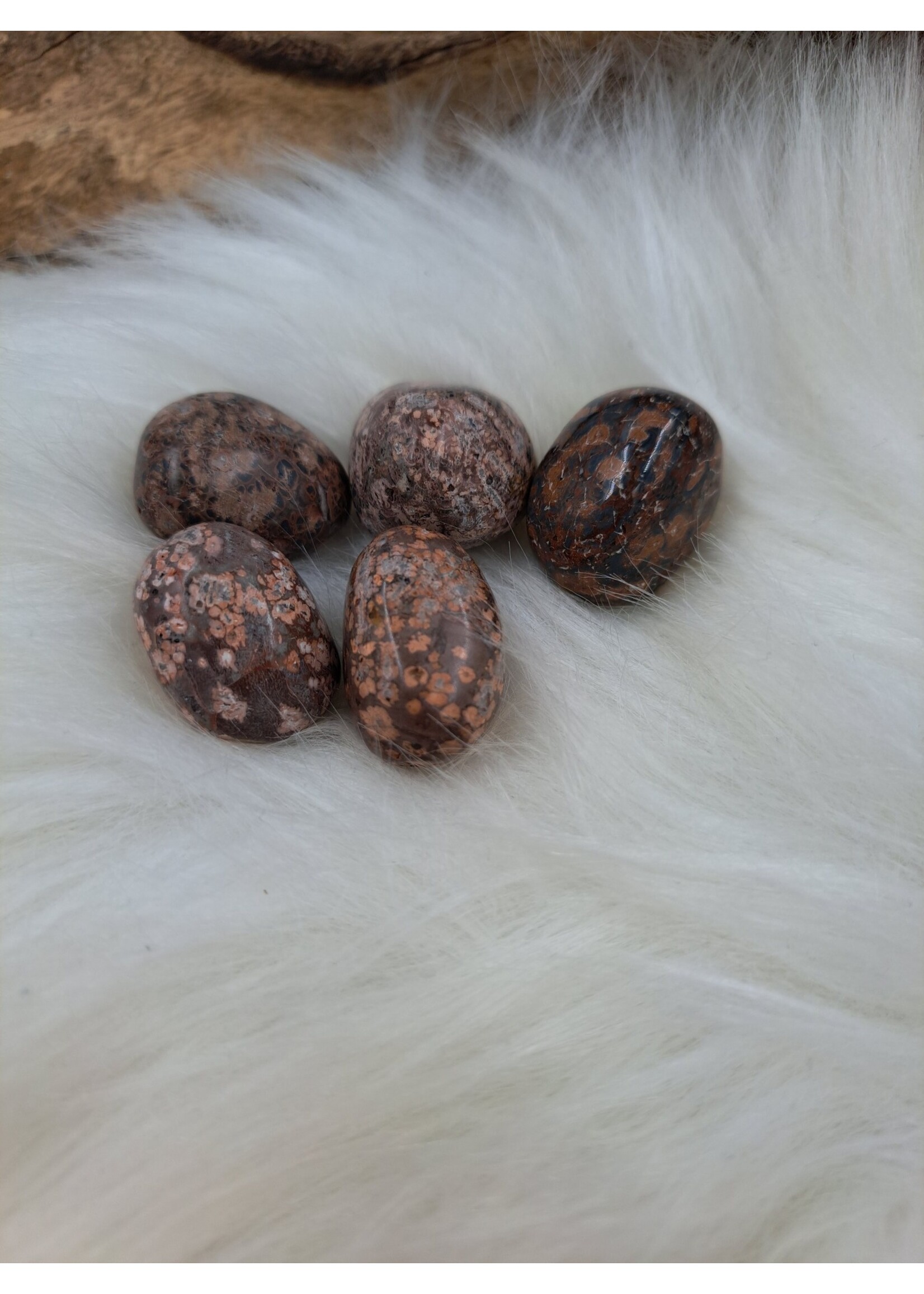 Knuffelsteen Luipaardskin jaspis