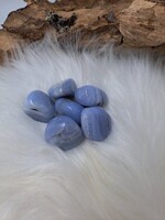 Knuffelsteen Blauwe Chalcedoon