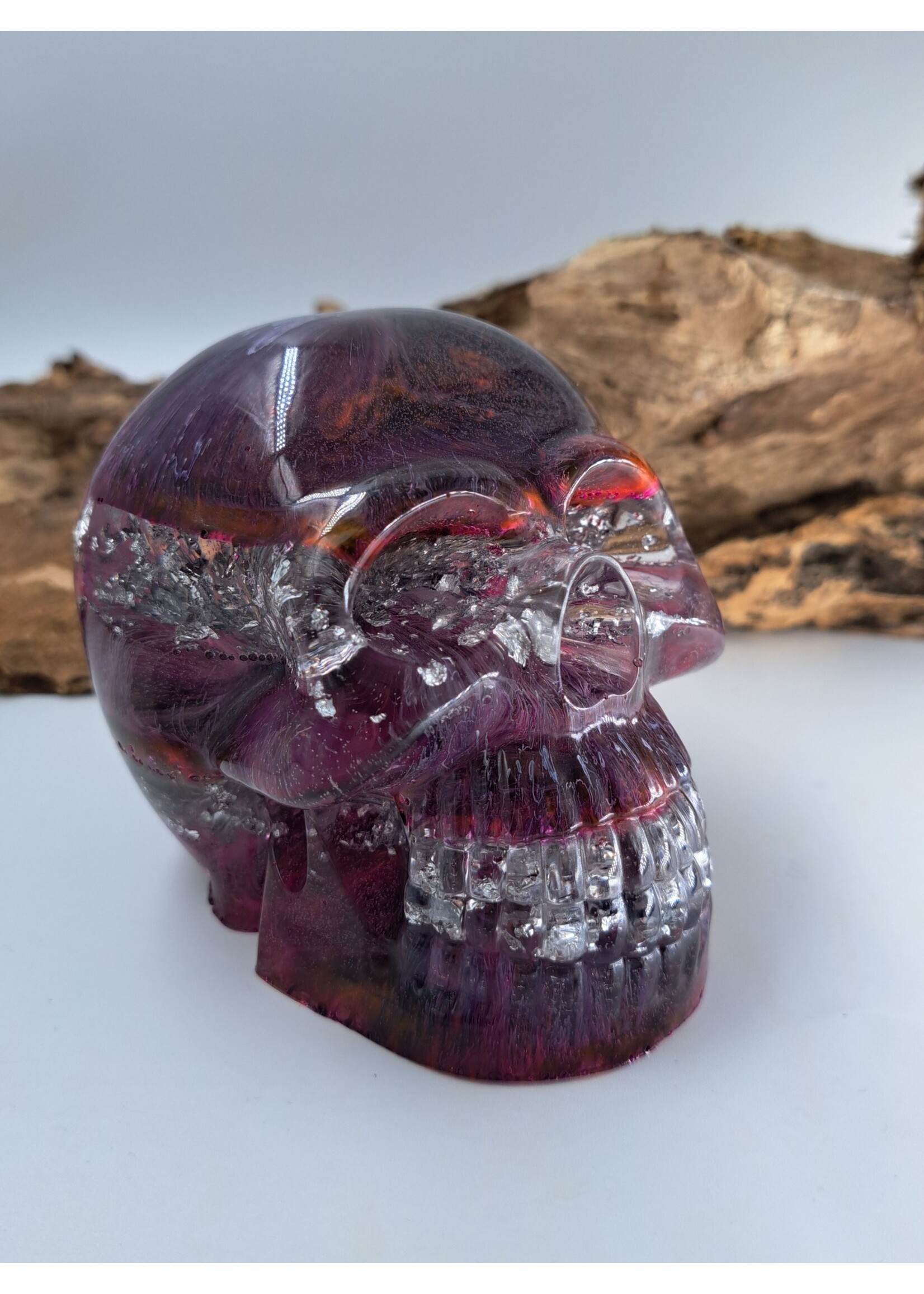Handgemaakt Multicolor donker skull decoratief