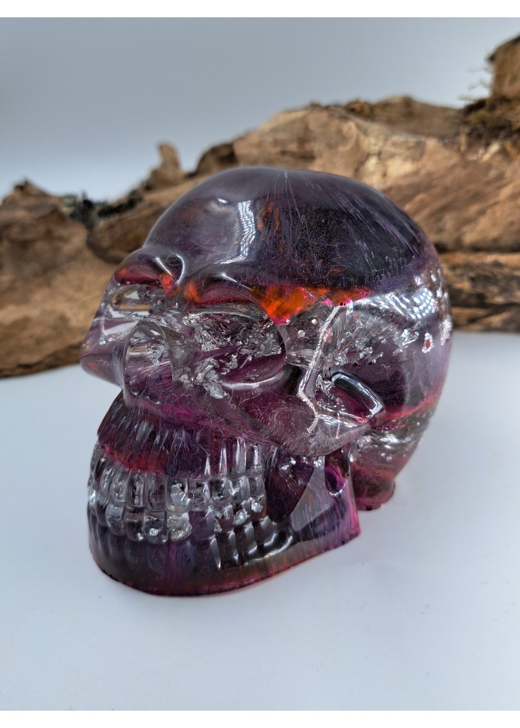 Handgemaakt Multicolor donker skull decoratief