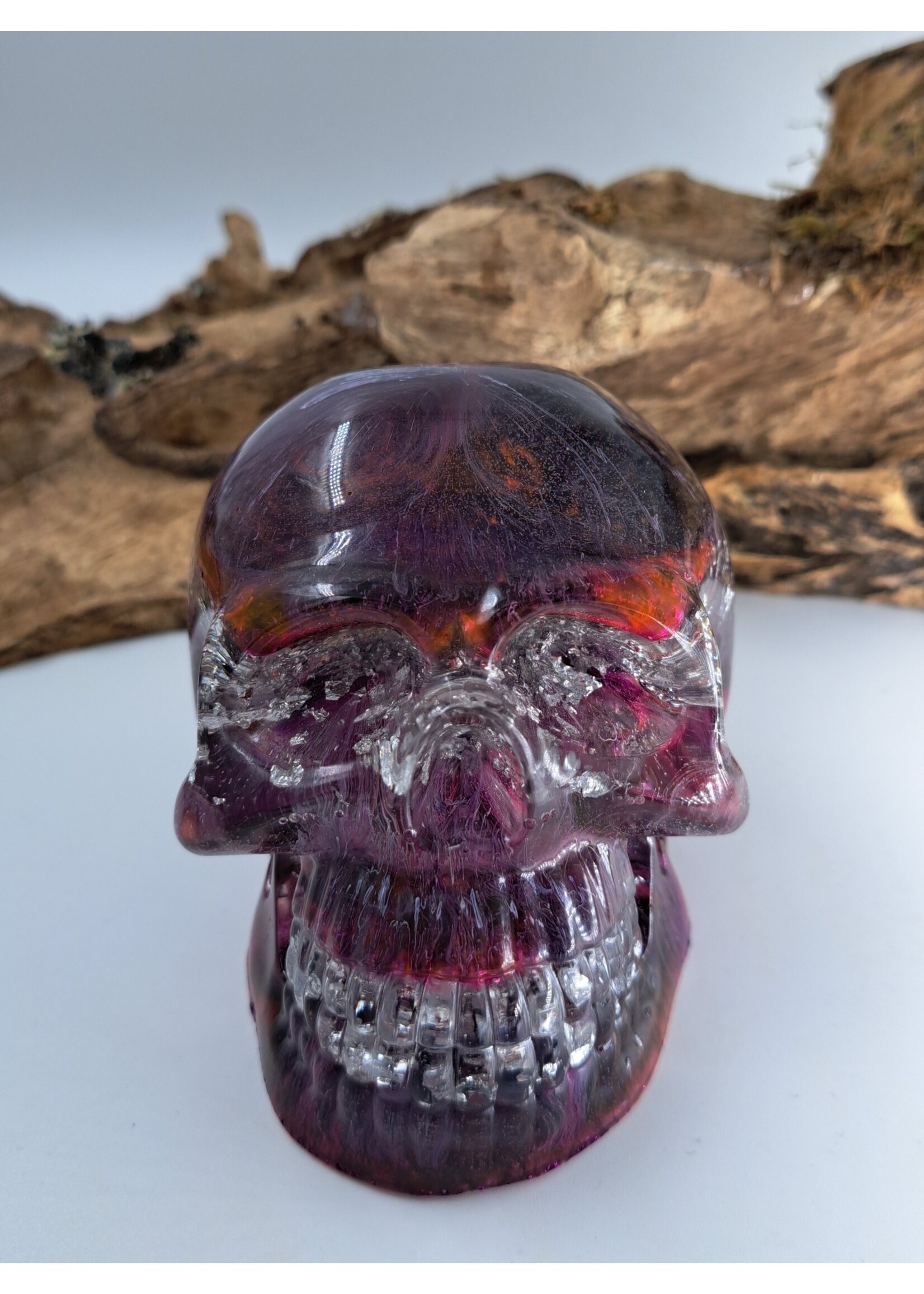 Handgemaakt Multicolor donker skull decoratief